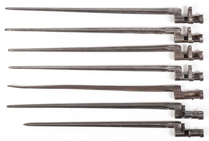 7 RUSSIAN MOSIN NAGANT SPIKE BAYONETS