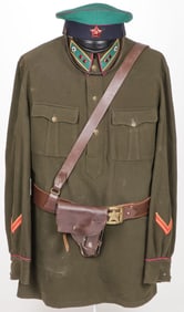 RUSSIAN NKVD BORDER GUARD HAT & TUNIC