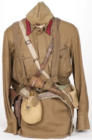 RUSSIAN WWII NCO SUMMER TUNIC & GEAR