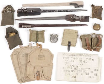 RUSSIAN & SOVIET BAYONETS, CLEANING KITS & GEAR