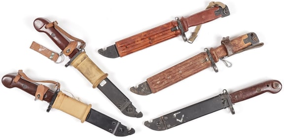 5 RUSSIAN & EAST BLOCK AK BAYONETS