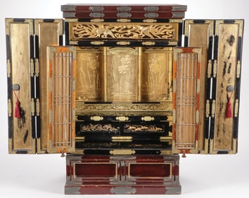 ORNATE JAPANESE ZUSHI SHRINE, MEIJI