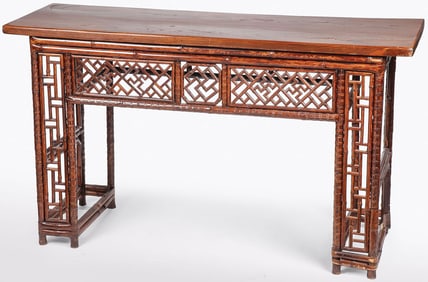 CHINESE BAMBOO ALTAR TABLE