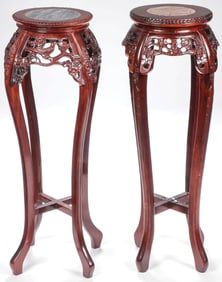 PR CHINESE EXPORT CARVED STANDS