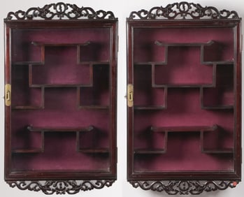PR MATCHING CHINESE CURIO CABINETS