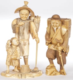 PR JAPANESE CARVED OKIMONO, MEIJI