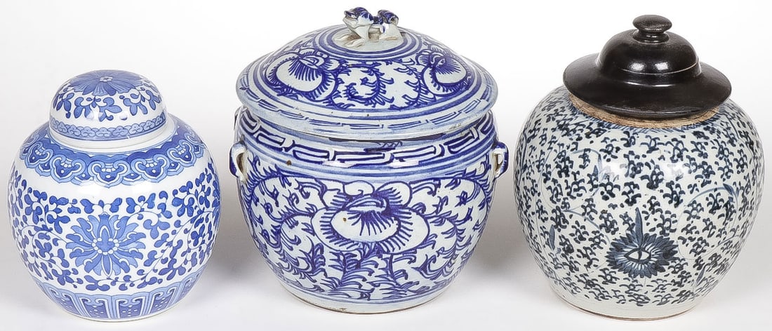 3 CHINESE COVERED VESSLES (1 of 2)