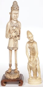 CARVED INDONESIAN FIGURES