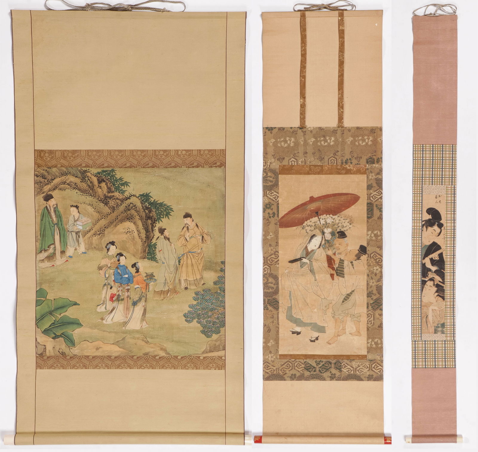 CHINESE & JAPANESE SCROLL PAINTINGS (1 of 7)