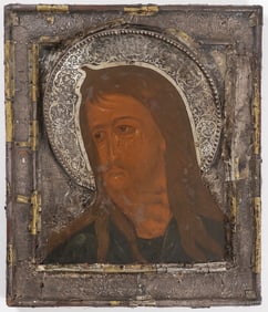 RUSSIAN ICON ST. JOHN, 17TH CENTURY