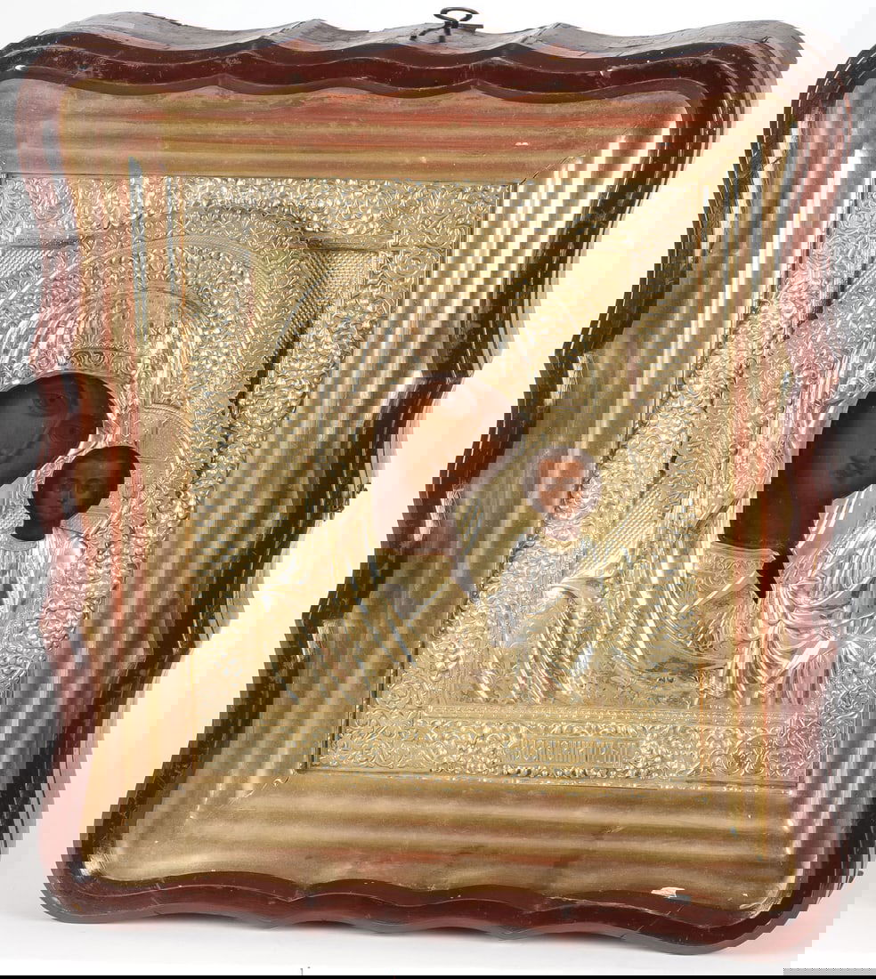 RUSSIAN ICON OF THE KAZANSKAYA, SEMYON GALKIN (1 of 6)