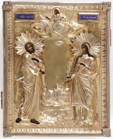 A VERY FINE RUSSIAN ICON, C. 1810