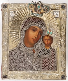 RUSSIAN ICON KAZANSKAYA MOSCOW, 1818