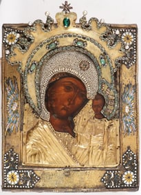 RUSSIAN ICON OF THE KAZAN MOTHER GOD