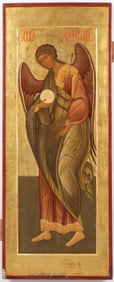 LARGE RUSSIAN ICON THE ARCHANGEL GABRIEL