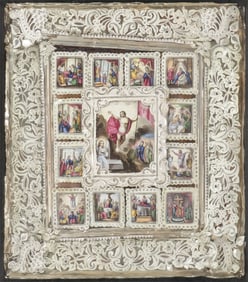 RUSSIAN ROSTOV ICON, RESURRECTION & FEASTS