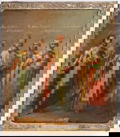 INTERESTING RUSSIAN MILITARY PRESENTATION ICON