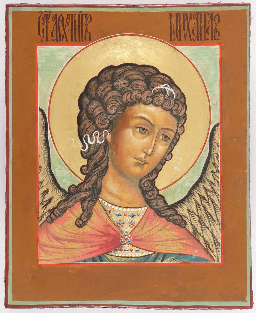 RUSSIAN ICON OF THE ARCHANGEL MICHAEL (1 of 2)