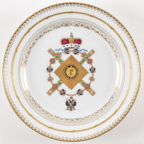 RUSSIAN IMPERIAL PORCELAIN PRINCE BARYATINSKY