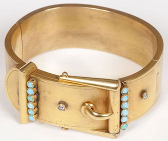 FABERGÉ GOLD & JEWELED BRACELET