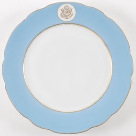 INTERESTING RUSSIAN PORCELAIN PLATE BY KORNILOV