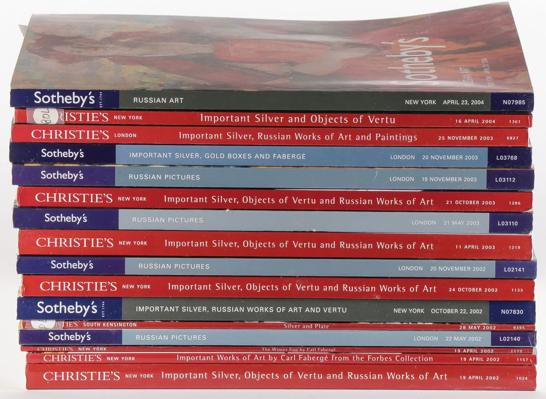 GROUP OF RUSSIAN AUCTION CATALOGUES, 2002 - 2004 (1 of 1)