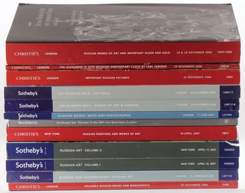 GROUP OF RUSSIAN AUCTION CATALOGUES, 2006-2007