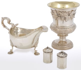 GOOD GROUP ENGLISH STERLING SILVER