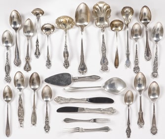 MIXED STERLING SILVER FLATWARE