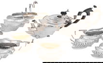 GROUP ENGLISH STERLING SILVER TABLEWARE