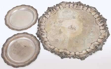MATTHEW BOULTON OLD SHEFFIELD PLATED TRAYS
