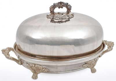 OLD SHEFFIELD PLATED MEAT DOME MATTHEW BOULTON