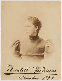 ELISABETH FEODOROVNA SIGNED PHOTO,1894 & MORE