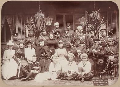 GREAT LARGE ROMANOV FAMILY PHOTO, 1895