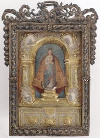 DEVOTIONAL SHRINE, OUR LADY OF OCOTLAN, MEXICAN