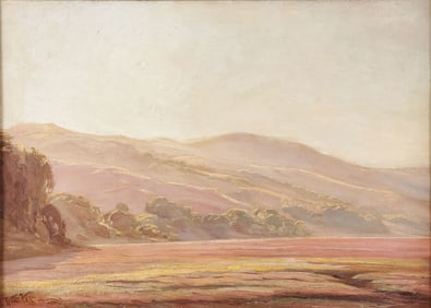 GREAT SIGNED CALIFORNIA LANDSCAPE C. 1920