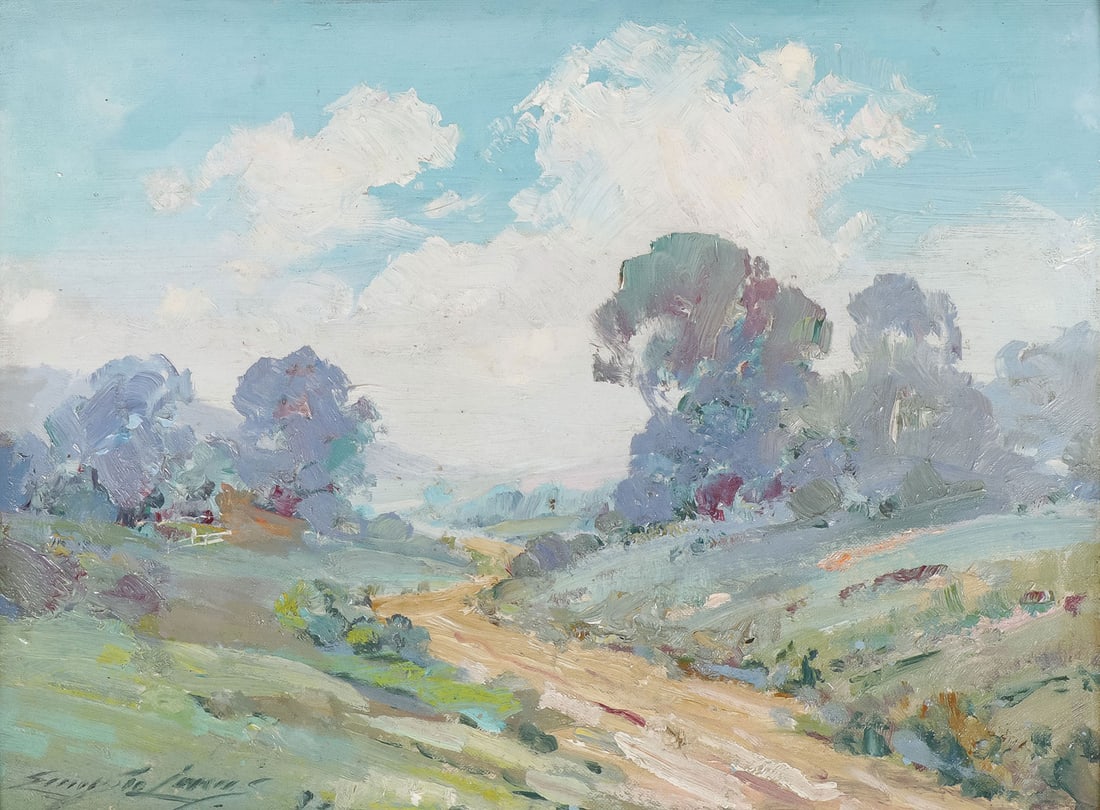 GREAT SIGNED CALIFORNIA LANDSCAPE (1 of 3)