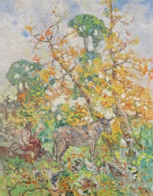 GREAT SIGNED GREEK PAINTING