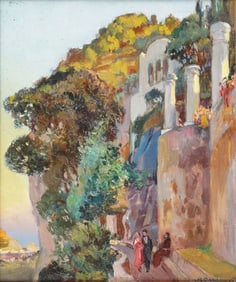 BEAUTIFUL SIGNED SCENE OF CAPRI