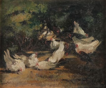 SIGNED ITALIAN IMPRESSIONISTIC PAINTING