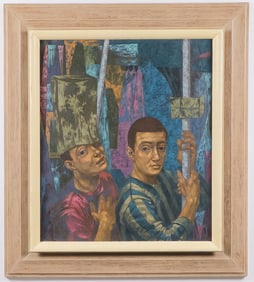 HERBERT LAURENCE DAVIDSON PAINTING 1956