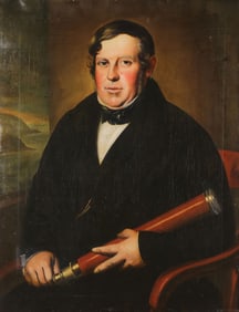 GOOD 19TH CENTURY SHIP OWNERS' PORTRAIT