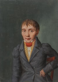 C. 1830'S PAINTING ATTRIBUTED TO EDUARD RITTER