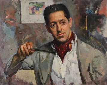 SIGNED SOCIETY PORTRAIT, C. 1920