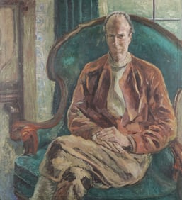 INTERESTING LARGE SIGNED PORTRAIT, 1948