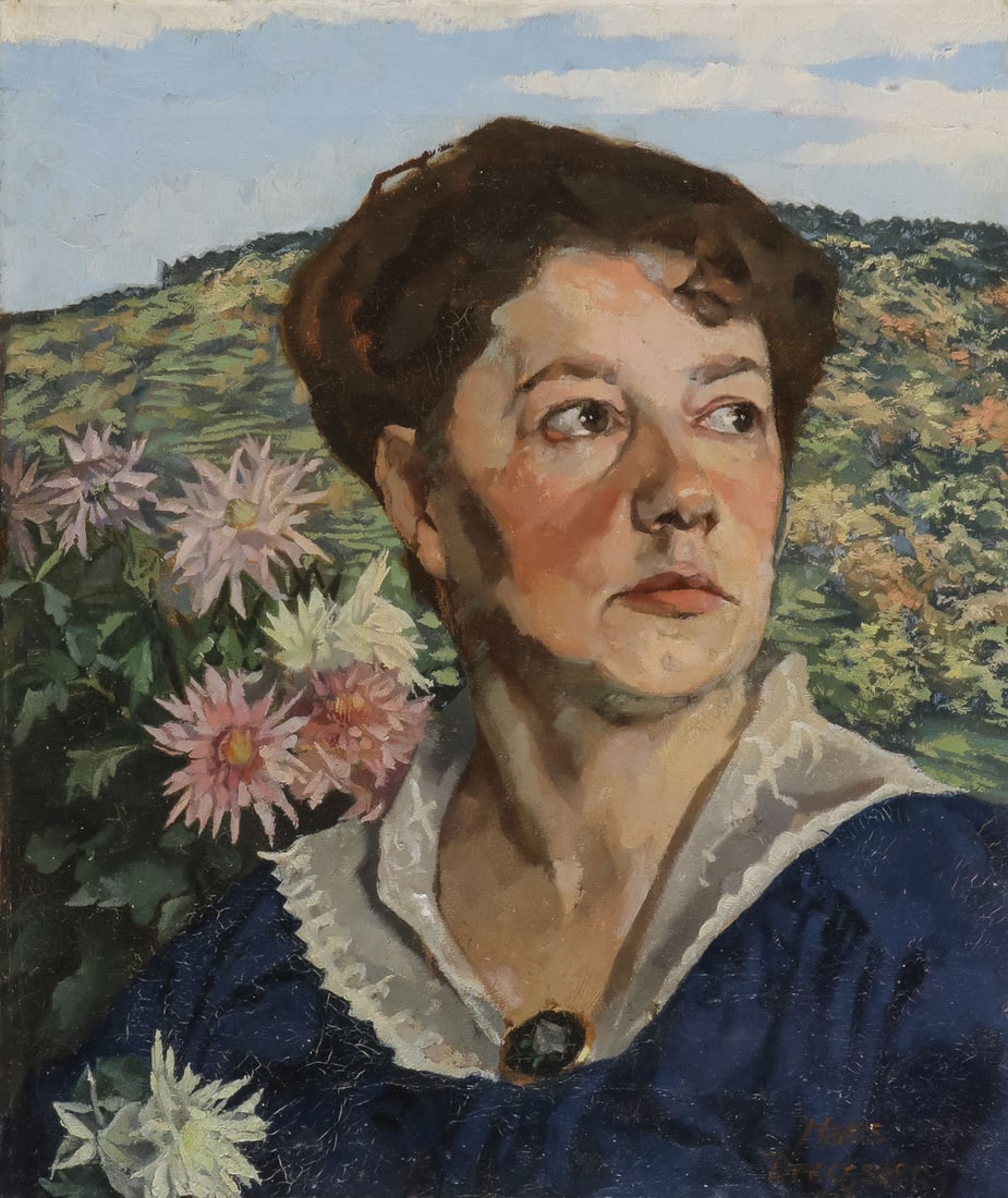 GERMAN PORTRAIT SIGNED & DATED, 1907 (1 of 3)