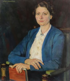 ATTRACTIVE SIGNED PAINTING, C. 1920