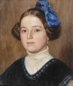 CHARMING PORTRAIT OF A YOUNG GIRL, C. 1914