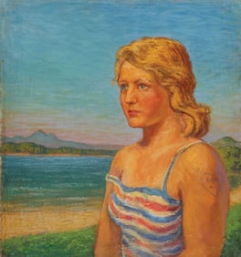 INTERESTING PAINTING, C. 1950