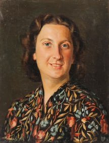 SIGNED & DATED PORTRAIT, 1943